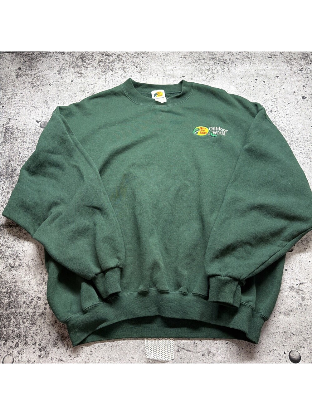 Jerzees Super Sweats Sweatshirt Bass Pro Shop Staff Green XL?